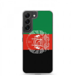 Coque T&eacute;l&eacute;phone &ndash; Samsung &ndash; Galaxy S22 Plus &ndash; Drapeau Afghanistan &ndash; Souple &ndash; Mitmev&auml;rviline