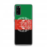 Coque T&eacute;l&eacute;phone &ndash; Samsung &ndash; Galaxy S20 Plus &ndash; Drapeau Afghanistan &ndash; Souple &ndash; mitmev&auml;rviline