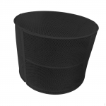 Food Cover Protection Mesh Net Kitchen Gadgets against Fly Metal Organizer Plate Serving white 2 tier