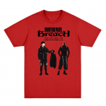 Twenty One Pilots- BREACH T-s&auml;rk 2025uus L&uuml;hikeste varrukatega Laulja sama stiili T-s&auml;rk Graafiline tr&uuml;kk K&otilde;rge kvaliteet Suvine T-s&auml;rk L punane
