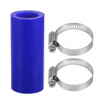 X AUTOHAUX Silikoonvoolik Silikoonitoru Voolikuklambriga Intercooleri Turbo Sisselaskeava Voolik Inner diameter 22mm sinine