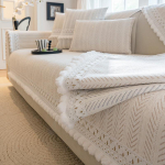 2024 Prantsuse &scaron;enillist luksuslik libisemiskindel diivanipadjakate, universaalne k&otilde;ikideks aastaaegadeks 90x240cm (Large Three-Seater/Four-Seater)