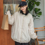 Vintage talvejope Naiste soojad &uuml;lisuured vabaaja mantlid Harajuku Korea stiilis jakid XL