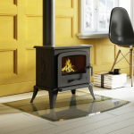 Wood burning cast iron stove KRATKI K7 Turbofan &Oslash; 130 5 kW