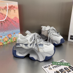 2024 Kevad/S&uuml;gis Uued Hingavad ja Mitmek&uuml;lgsed Paeltega Sponžkoogi V&otilde;rk Paks P&otilde;hi Naiste Spordi- ja Vabaajajalatsid tossud 40 sinine