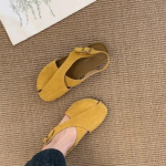 Moodsad Uued Naiste Disainer-Sandaalid Madala Kontsaga Tossud Vabaaja Gladiaatorid Paljajalu Mokassiinid Slip-on Suvi Kevad Mugavad Mokassiinid 35