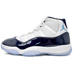 Air Jordan 11 Retro Win Like 82 Meeste tossud Valge Kesk&ouml;&ouml;sinine &Uuml;likoolisinine 378037-123 40