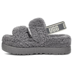 UGG Fluff Lamba Nahast &Uuml;hes T&uuml;kis Lihtne Mood Karvased Sussid Naiste sussid Majakat Hall 1120876-LGH 40