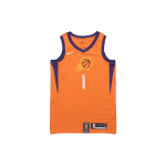 Nike NBA Statement Piiratud V&auml;ljaande S&auml;rk, Suns F&auml;nni V&auml;ljaanne, Booker Nr. 1 Meeste pealisr&otilde;ivad Oranž AT9813-843 XL