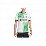 Nike Liverpool FC 2023/24 Match V&otilde;&otilde;rsil Logo Prindiga &Uuml;mmarguse Kaelusega L&uuml;hikeste Varrukatega T-s&auml;rk Meeste Topid Valge DX2617-101 S