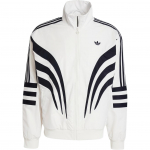 Adidas Originals Q3 Atlanta Treeningjakk Seisukrae L&otilde;tv l&otilde;ige Vabaaja Pikkade varrukatega Jakk Meeste Jakk Pilvevalge IX6724 XXL