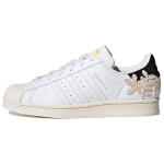 Adidas Superstar lilleliste plaastritega - White Flash Orange Naiste tossud Cloud-White Core-Black GZ0864 36⅔