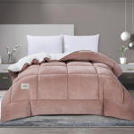 Eksklusiivne lambavilla ja puuvilla talvepadi - Kahepoolne, paks, soe, &uuml;li&otilde;pilaselamule 220x240cm 10 jin