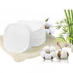 Tampons D&eacute;maquillants R&eacute;utilisables - &Eacute;cologique - 16 Pi&egrave;ces - Lavables - Sac en Coton - Fibre de Bambou