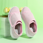 Naiste Ortopeedilised Laiad Jalad Paistes K&auml;imine Vabaaja Jalan&otilde;ud P&ouml;idla Eversioon Reguleeritavad Pehmed Mugavad Diabeetikute Meeste Jalan&otilde;ud Suur Suurus 35 roosa