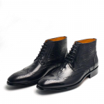 Moodsad Kohandatud &Auml;rip&uuml;ksid Meestele Paelad Pahkluuni Brogue Mugavad Moodsad Retro Prindiga Kingad Must Pruun Kena Kingad K&auml;sit&ouml;&ouml; 39 must