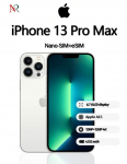 Renoveeritud Apple iPhone 13 Pro Max nutitelefon Nano-SIM+eSIM-iga 256GB valge