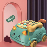 Montessori beebi muusikaline telefonim&auml;nguasi multifilm kassimustriline telefon Harivad m&auml;nguasjad poistele T&uuml;drukutele V&auml;ikelapse s&uuml;nnip&auml;evakingitus