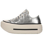 Converse Chuck Taylor All Star Lift Double Stack H&otilde;be-Egrett Must Unisex Tossud A16406C 39.5 gray