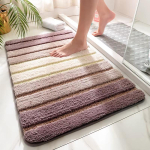 Imiteeritud ka&scaron;miirist vannitoamatt Pehme jalapatja Tualettvesiimav Mittep&otilde;randakattega Tualett Mustusevastane Kulumiskindel Matt Ho 60X90CM (2X2.95FT