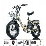 BURCHDA T&auml;iskasvanutele m&otilde;eldud elektrijalgratas - U8 1000W, 48V 31.5Ah liitiumaku, fatbike 4.0, lumekindel, maastikuratas, 2025 mudel, t&auml;iskasvanutele