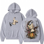 Pok&eacute;mon Mimikyu kunstiprint kapuutsiga meestele ja naistele 2025 S&uuml;gis/Talv Uus Y2K Harajuku Suurused Vabaaja dressipluusi topp S