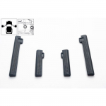 Protection de porti&egrave;re de voiture - Rati - Lot de 4 - Autocollant - TPE flexible - R&eacute;sistance &agrave; la chaleur