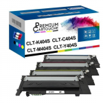 Toner CLT-404S Noir + Cyan + Magenta + Jaune Compatible pour Samsung Xpress C 430 Xpress C 430 Series Xpress C 430 W Xpress C 480 Xp