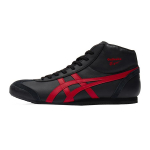 Onitsuka Tiger Mexico Mid Runner Coverage Keskmise k&otilde;rgusega vabaajajalatsid Unisex Must Punased Tennised 1183B577-001 38