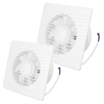 4'' 6'' Ventilaator 7 labaga Vannitoa K&ouml;&ouml;gi Ventilatsioonitoru Ventilaator Tualeti Seinale Paigaldatav V&auml;ljat&otilde;mbeventilaator Tagasil&ouml;&ouml;giklapiga 4inch