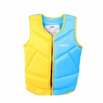P&auml;&auml;stevest kaasaskantav ujuvjope ujumisriided turva&uuml;likond kalastamiseks ujumiseks snorgeldamiseks M Size (yellow and blue color matching)