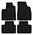 Dywaniki samochodowe welurowe czarne do: MG 3 Hybryda + (2024-)
