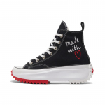 Converse Run Star Hike L&otilde;uend Vabaaja libisemiskindlad kulumiskindlad k&otilde;rged laua kingad Unisex Must & Valge 35.5
