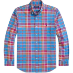 Polo Ralph Lauren Ruuduline &Uuml;he n&ouml;&ouml;biga Kraega Pikkade varrukatega S&auml;rk Meeste s&auml;rgid Sinine MNPOWOV16823998-400 S blue
