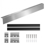 L8RE 30inch Strips Slide in Rear Filler for Stove Gaps Filler Cooktop Trim Gaps Cover Accessories one size h&otilde;be