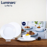 Luminarc Huaruina 6-osaline valge karastatud klaasist lauan&otilde;ude komplekt