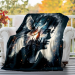 1 tk Harry Potter Hogwarts Hedwig V&auml;livillane Tekk K&otilde;ik Hooajad Pehme Soojus, Kodu Kaunistus 1031044 130x150cm gray