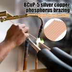 20/50 tk H&otilde;bedane Fosforvask Jootepulk Lame Keevitusvarras BCuP-5 Jootepulk Lame Keevitusvarras Vaskm&otilde;&otilde;tude Parandamiseks Copper color 20pcs