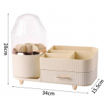 360&deg; P&ouml;&ouml;rlev Kosmeetika Hoiukarp Hoidik Lauapealne Meigipintslite Korraldaja T&ouml;&ouml;pind Kaasaskantav Huulepulga Silmalaineri Stend Karbid