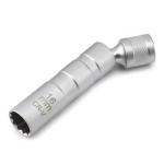 Magnetic Universal Spark Plug Socket Wrench 14/16Mm tall Replace Repair Kit Spark Plug Removal For Car Repair Tool Silver 16mm white