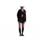 Nike Sportswear SS25 Volditud Jooksuswoosh Kollektsioon Niiskust Imav Logo Mitmetaskuline T&otilde;mblukuga P&uuml;stkraega Pikkade Varrukate Jakk HJ0516-010 XS