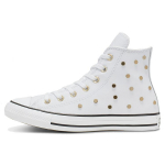 Converse Chuck Taylor All Star Studs High Top Leather Spot Rivet White Women's 565848C 39