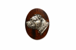 Staffordshire Bull Terrier, Staffy I - Dog show brooch, starter number clip, dog pin by Art-Dog