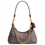 Coach Juliet 25 Signature Jacquard Disain Puuvillane &Otilde;lakott Keskmine Naiste &otilde;lakott Tamm Vaher CBS11-B4S0M Shopping Bag Set(Basic Set+Shopping Bag)
