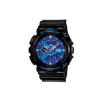 CASIO Meeste vedelkristall/analoog kahekordse n&auml;idikuga seeria Sinine kell GA-110HC-1AJF GA-110HC-1AJF Blue Dial black