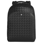 Montblanc Style 3.0 Br&auml;ndi logo Multifunktsionaalne disain T&otilde;mblukuga Sulgemine Nahast Seljakott Keskmine Meeste seljakott Must MB221138 Basic Set (Bag+Dust Bag)