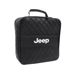 Jeepi auto laadimisp&uuml;stoli nahast koti hoiukarp Autotarvikud Jeep Grand Cherokee Wrangler JK Gladiator Compass Rene jaoks black