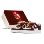 Nike Air Force 1 &Otilde;nnelik Draakon ja F&ouml;&ouml;niks, Pulmasussid, Karbi amortisatsioon Kulumiskindel DH2920-111(TeamA-S-BOX) 37.5 brown