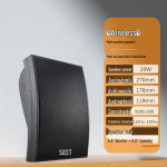 SAST D3 Traadita Bluetooth Seinale Paigaldatav K&otilde;lar CN pistikuga (adapter kaasas)