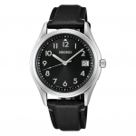 Seiko Selection SBTM363 Kuup&auml;ev 2026 Tuleviku t&otilde;stmine Piiratud Must nahk Safiir Roostevaba teras Jaapani tootmine Meeste k&auml;ekell, P&auml;ikese j&otilde;ul t&ouml;&ouml;tav,